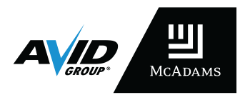 Avid McAdams Logo